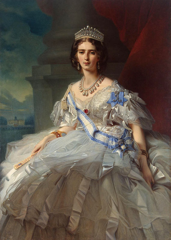 Paradnyj-Portrait-of-Princess-Tatyana-Alexandrovna-Yusupova
